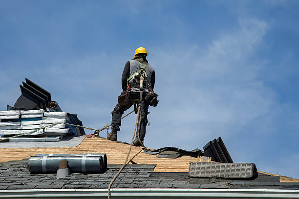 Professional Gutter Installation technician working in Ohiopyle, PA